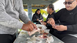 Nuku’alofa Tonga  Tongan Seafood for Lunch 17Jun2023 [upl. by Okihsoy]