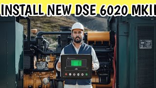 DSE 60106020 amp6110 6120 wiring diagram pdf  How to Install DSE Generator Controller explain [upl. by Nawek]