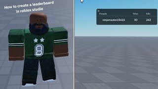 HOW TO CREATE A LEADERBOARD IN ROBLOX STUDIO [upl. by Egag]