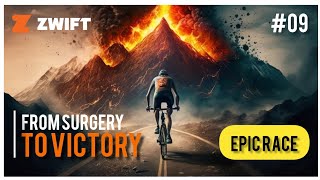 FROM SURGERY TO VICTORY 09 I ZWIFT Epic Race I ZWIFT BAMBINO FONDO 2022 [upl. by Nasas587]