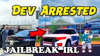 Jailbreak IRL BIG Roblox developer got ARRESTED KreekCraft too [upl. by Strander]