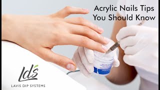 Basic Steps of Acrylic Nails for Beginners  Acrylic Nails Tips That You Should Know [upl. by Anij]