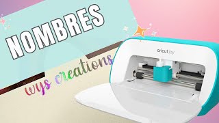 🤩COMO HACER NOMBRES EN LA Cricut Joy [upl. by Leahcir]