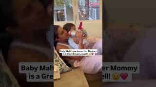 Priyanka Chopra and Baby Malti Have a Karaoke Night Adorable Moments Captured🎤👶 [upl. by Pooh219]