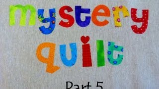 Mystery Quilt Part 5 That Chain Reaction Quilt  Free online mystery [upl. by Linet]