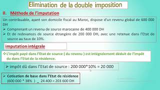 La fiscalité internationale  les méthodes délimination de la double imposition  limputation [upl. by Anson934]