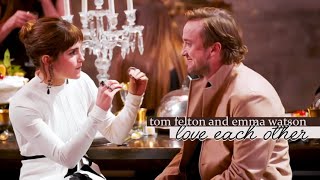 😍 Emma Watson and Tom Felton  Harry Potter Return to Hogwarts 🥰 [upl. by Dymphia]