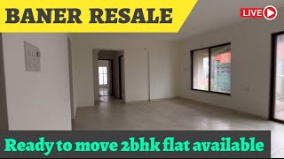 Pune BanerReady to move brand new 2bhk flat in BanerResale Prime location Luxurious 2bhk flat [upl. by Jana771]