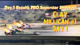 PRO Superstar Shootout 1 Qualifying Runs claymillican25 goes to the TOP race racer brother [upl. by Airec]