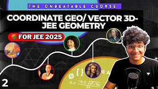 JEE Mains 2025 Coordinate Geometry  Vector 3D Prerequisite GEOMETRY  JEE Advanced amp Main  Ep2 [upl. by Rhiamon878]