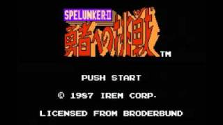 Spelunker II  Yuushahe no Chousen NES Music  Game Over [upl. by Lewendal150]