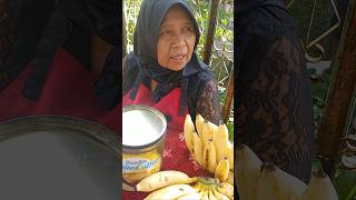 Dagangan Suku Osing Banyuwangi desa kemiren nangka waluh jenang dodol minyak kelapa khasiat pisang [upl. by Nairrad]