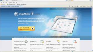 Spoonfed Internet Browser Wars  Installing Maxthon v3 on XP [upl. by Neile]