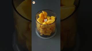 Sorbet mangue citron vert avec 3 ingrédients 🥭 sorbet glace mangue recettefacile cuisine [upl. by Latisha612]