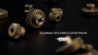 Yeah Racing 7075 Aluminum RC Hard Coated Pinions [upl. by Imailiv]