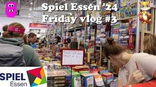 Vlog 3 Spiel Essen 2024 Friday Time to play games [upl. by Uela110]