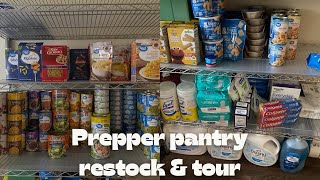 PREPPER PANTRY RESTOCK amp TOUR [upl. by Arda]