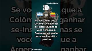 Argentina vs Colômbia Quem vai ganhar [upl. by Ahseekal691]