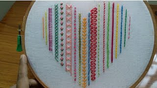 19 Basic Hand Embroidery Stitches for Beginners [upl. by Kcuhc]