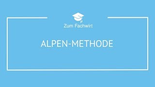 ALPEN Methode Zeitmanagement [upl. by Reel]