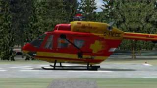 Medicopter 117  DHECE  BK 117 B2 Rescue Mission2 FS [upl. by Eon]