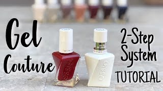 Essie Gel Application Tutorial [upl. by Zrike]