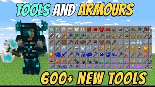 Unlock Powerful Tools amp Armors MCPE 120 Addon Download [upl. by Ambros880]