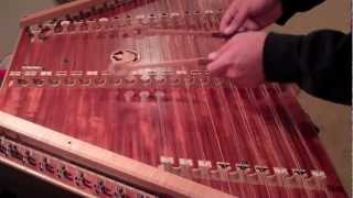 quotO Holy Nightquot on Solo Hammered Dulcimer [upl. by Eesyak]