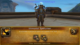 Tier 11 Delve  Solo  Retribution Paladin  ilvl 609  Immortal Spelunker achievement [upl. by Ettolrahc219]