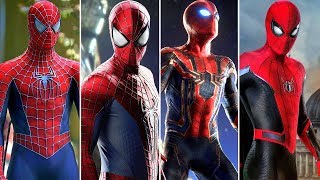 The Evolution of SpiderMan’s Suits in Movies 20022019 [upl. by Aldric]