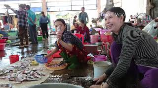 Vietnam  Thanh Binh Market  Dong Thap Province [upl. by Akeinahs850]