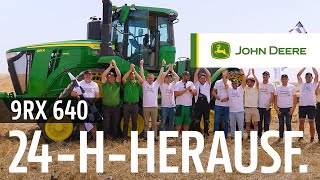 John Deere 9RX 640  REKORD bei Bodenbearbeitung [upl. by Ojyllek45]