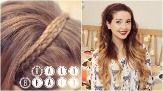 How To Halo Braid  Zoella [upl. by Linden290]