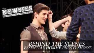 NEWSIES Behindthescenes Essential Homme Photo Shoot [upl. by Hedda287]