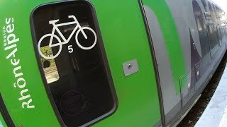 TER trains France with bicycle [upl. by Osnofledi]