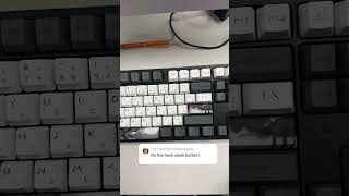 Pressing the Backslash key on a Keychron C1 W Lilac Switches keyboard shorts click [upl. by Adnauqahs708]