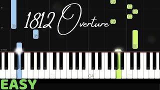 1812 Overture  EASY  Piano Tutorial  Tunes With Tina [upl. by Neerihs]