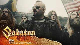 SABATON  1916 Official Music Video [upl. by Fayre]