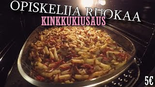 Opiskelija ruokaa 5 â‚¬  Kinkkukiusaus [upl. by Leinehtan]