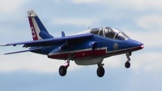 Aerobatic Teams Landing at SalondeProvence  Meeting Aérien 60 ans de la Patrouille de France 2013 [upl. by Aelak]