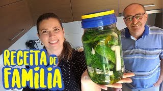 Pepino em conserva receita polonesa do famoso PEPINO AZEDO [upl. by Acissj81]