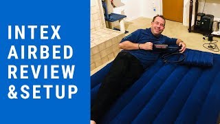 Intex Airbed Review and Setup [upl. by Giah]