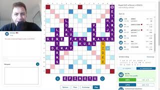 Scrabble game with commentary no445 [upl. by Albers]