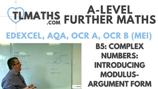 ALevel Further Maths B503 Complex Numbers Introducing ModulusArgument Form [upl. by Teloiv]