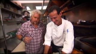 Guy amp Hunter Fieri Eat a Pig Head Platter  Diners DriveIns and Dives  Food Network [upl. by Stephen]