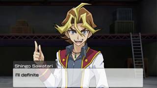 YuGiOh ArcV Tag Force Special 100 English Patch  Shingo Sawatari 4th amp Final Heart Event [upl. by Hanikas38]