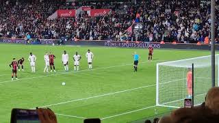 EVANILSON PENALTY MISS AGAINST CHELSEA  AFC Bournemouth Striker Misses From The Spot [upl. by Poul]