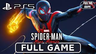 SpiderMan Miles Morales  Full Game Walkthrough [upl. by Nannerb524]