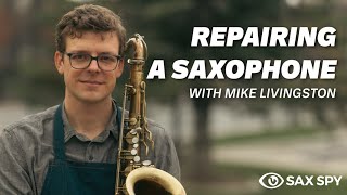 Assessing a saxophone for an overhaul with Mike Livingston [upl. by Ahsiad11]