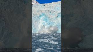 Alaska Glacier Collapse Creates Tsunami 🤯 shorts nature [upl. by Howzell893]